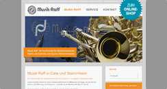 Desktop Screenshot of musik-raff.de